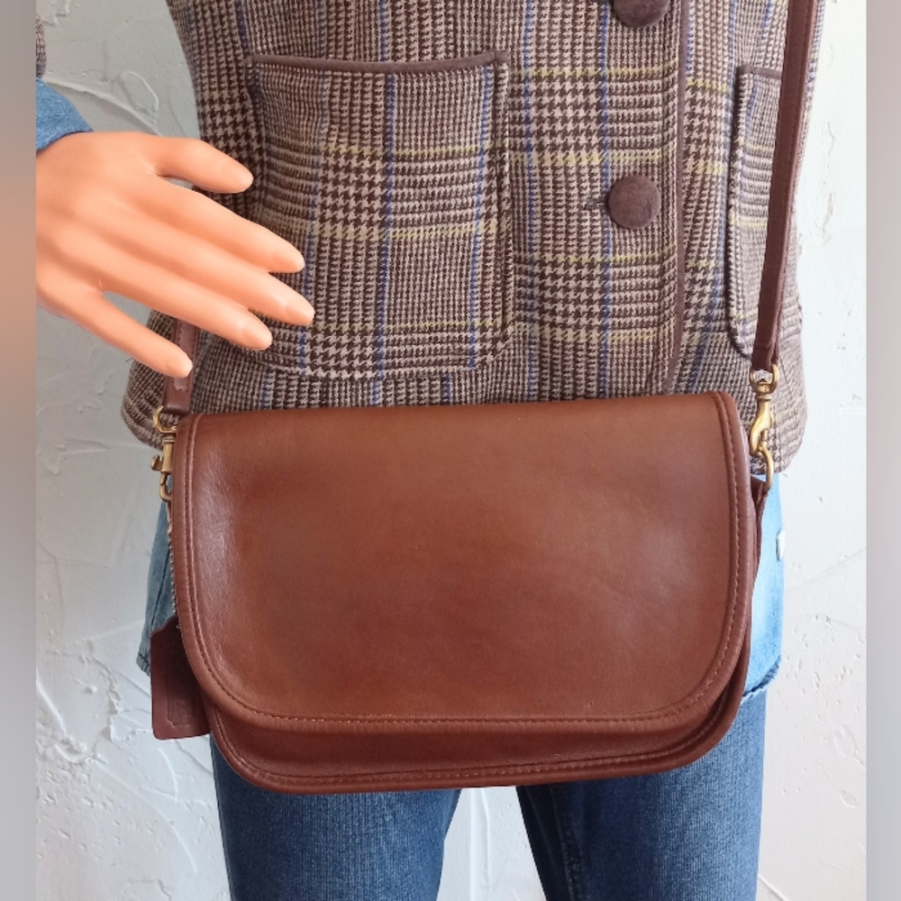 Coach 1989/1990 Crossbody Flap Bag, RARE!